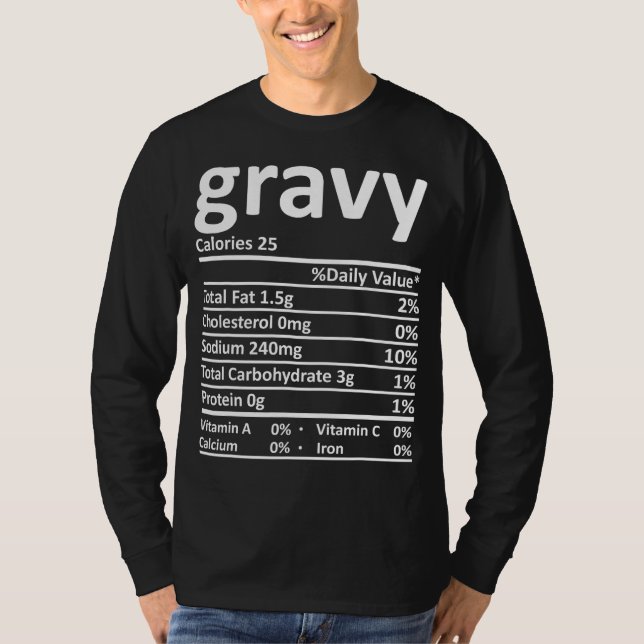 T-shirt Nutrition grasse Costume d'action de grâce Faits a (Devant)