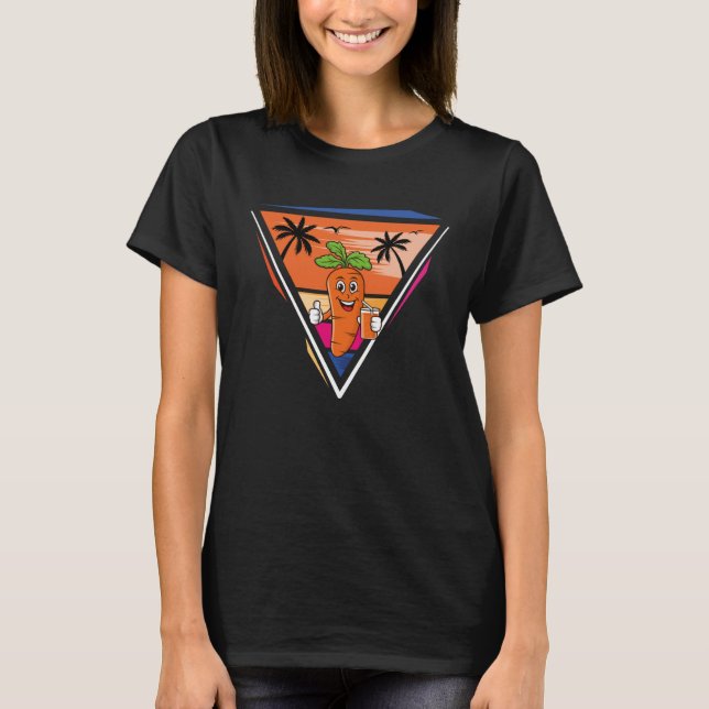 T-shirt Nutritionist Carrot for Dietician and Vegan  5 (Devant)
