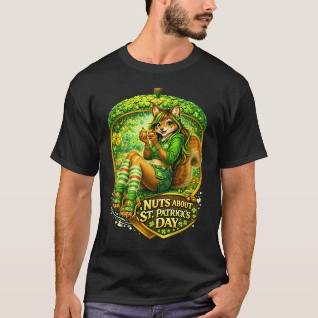 T-shirt Nuts About St. Patrick's Day (Devant)
