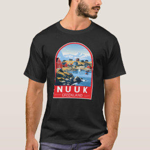 T-shirt Nuuk Greenland Travel Art Vintage