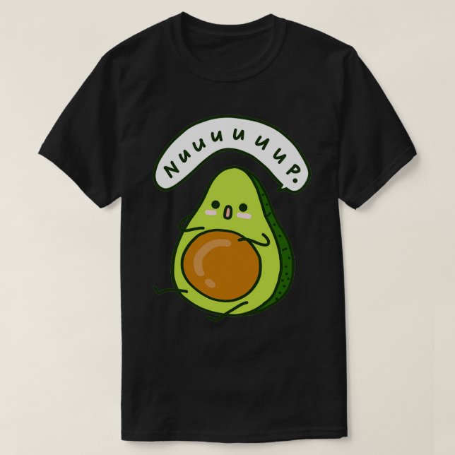 T-shirt Nuuup Avocado (Design devant)