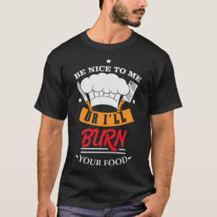 T-shirt ny Chef Cook Joke Cuisinier cuisinier (femme)