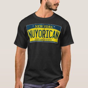 T-shirt NY New York US License Plat