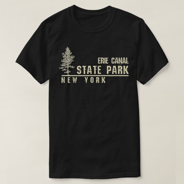 T-shirt NY Souvenir Cadeau pour le Parc d'état du canal Er (Design devant)