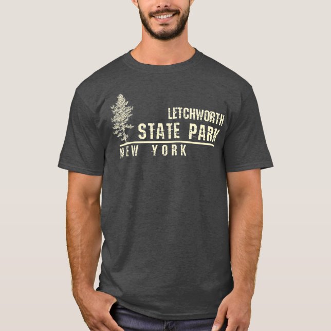 T-shirt NY Souvenir Cadeau pour Letchworth State Park (Devant)