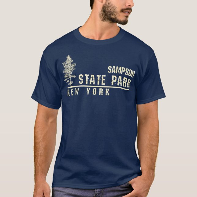 T-shirt NY Souvenir Cadeau pour Sampson State Park (Devant)