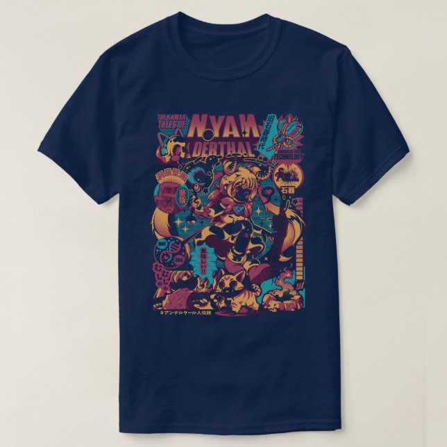 T-shirt NYANderthal (Design devant)