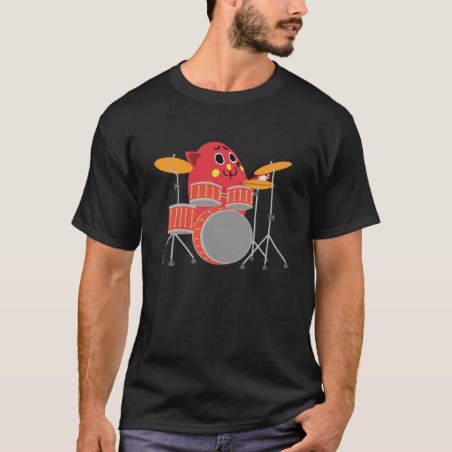 T-shirt Nyango Star Drumset (Devant)