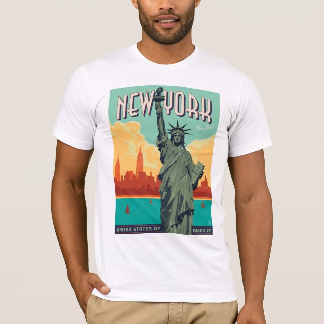 T-shirt NYC - Lady Liberty (Devant)
