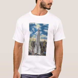 T-shirt NYC, nouvelle vue de YorkExterior de Chrysler