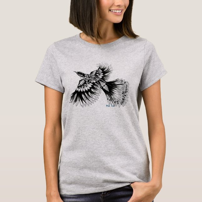 T-shirt NZ Tui par art de NZ de Joni (Devant)