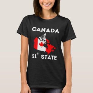 T-shirt O Canada 51e État Funny Trump Canada maillot de mè