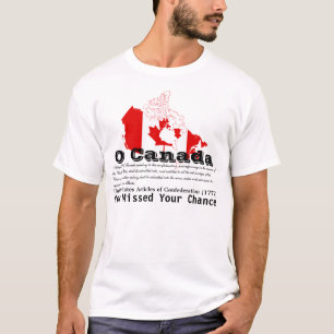 T-shirt O Canada, vous avez manqué votre occasion