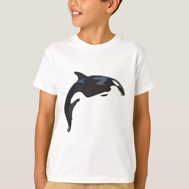 T-shirt O est pour Orca (Devant)