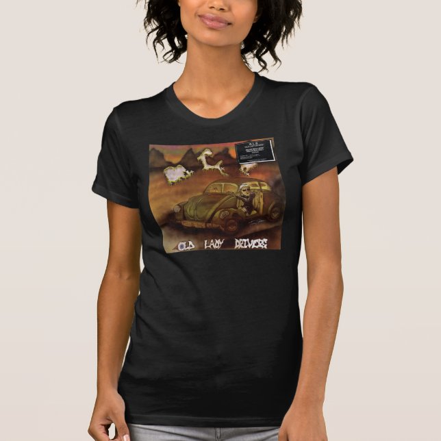 T-shirt O.L.D. - Chemise de filles de vieille Madame (Devant)