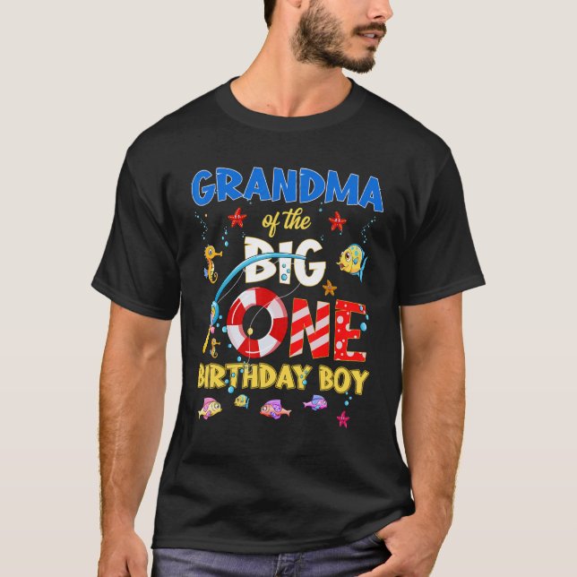 T-shirt O Poisson Ally Un Anniversaire Grand-Mère De L'Ann (Devant)