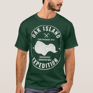 T-shirt Oak Island Expédition Treasure Hunter Retro