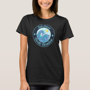 T-shirt Oak Island Nc Caroline du Nord Souvenir Nautique S