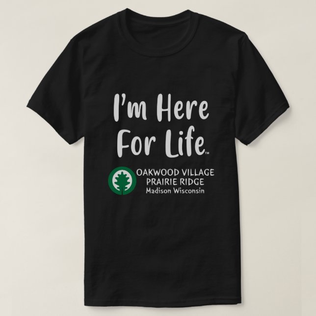T-shirt Oakwood Village Prairie Ridge, Madison, Wisconsin (Design devant)
