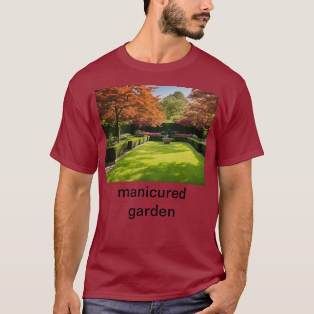 T-shirt Oasis enchantée : Une retraite de jardin managée (Devant)