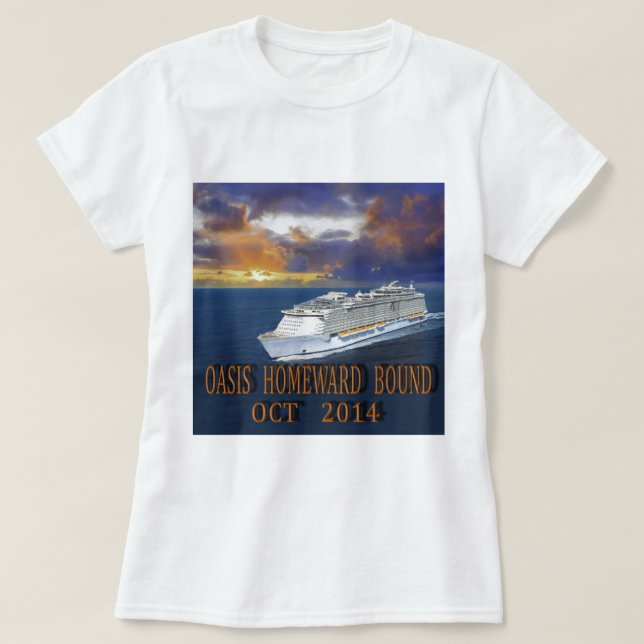 T-SHIRT OASIS VERS LA MAISON LIÉE (Design devant)