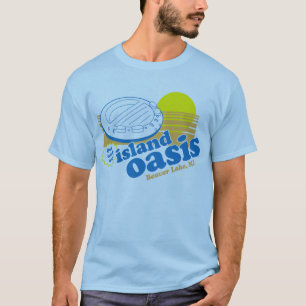 T-shirt Oasis vintage d'île