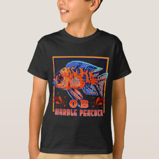 T-shirt OB Peacock Cichlid Malawi Cichlid Aquarium Fish