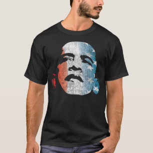 T-shirt Obama 2012 blancs rouges et bleus