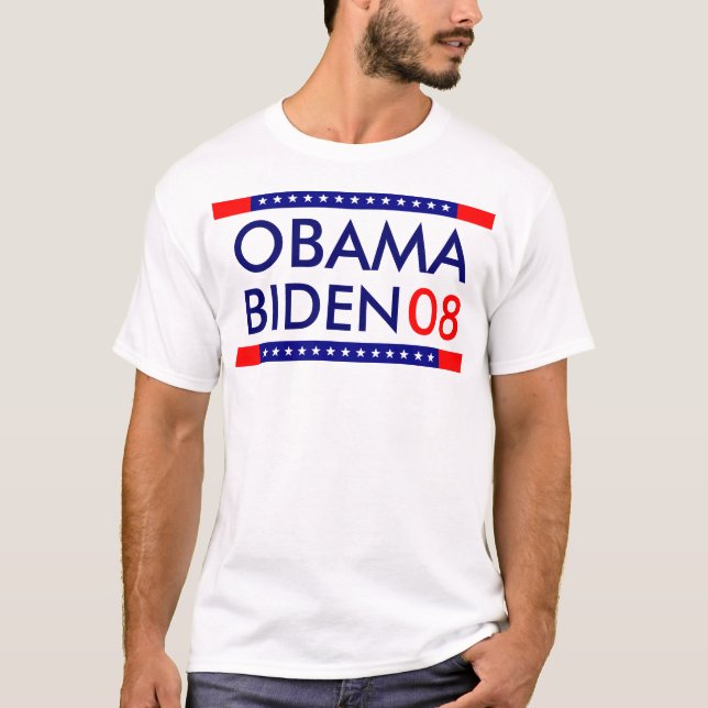 T-shirt Obama Biden 08 (Devant)