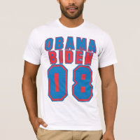 Obama Biden 08, BLEU et rouge