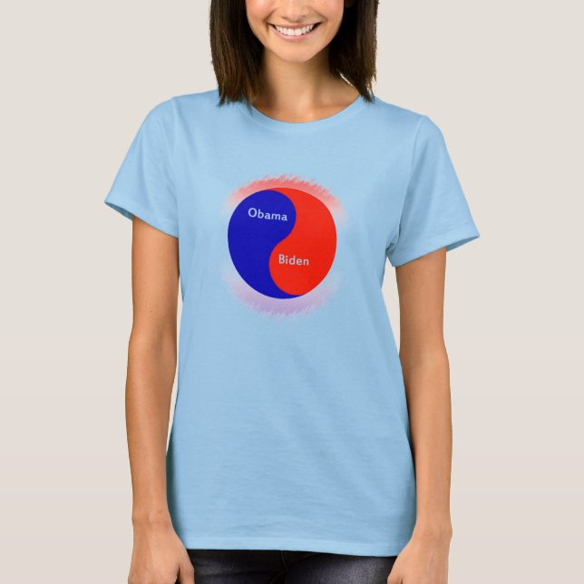 T-shirt Obama ~ Biden Yin Yang (Devant)