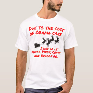 T-shirt Obama Care affecte Père Noël