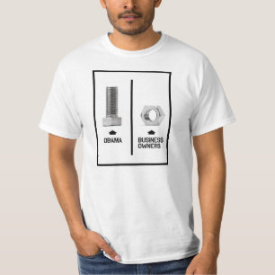 T-shirt Obama contre des entrepreneurs