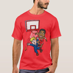 T-shirt Obama Dunks Sur Trump