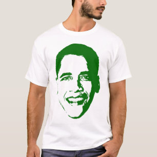 T-shirt Obama en vert