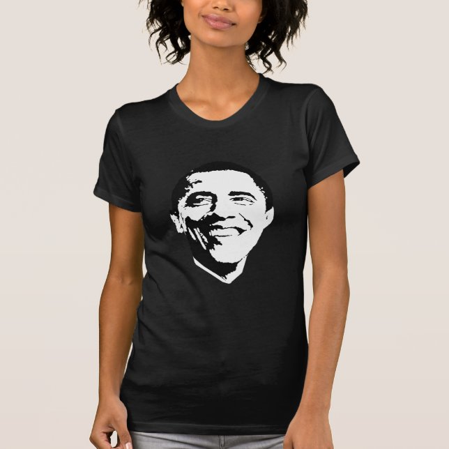 T-shirt Obama font face/portrait d'Obama (Devant)