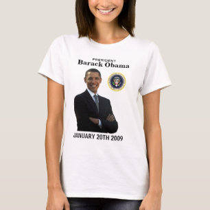 T-shirt Obama Inauguration Dames Tee à manches longues