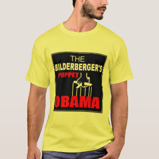 T-shirt Obama - la marionnette du Bilderberger