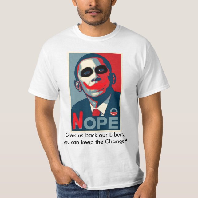 T-shirt Obama Nope (Devant)