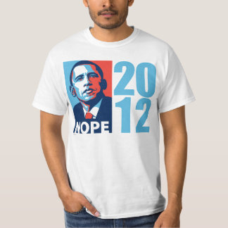 T-shirt Obama NOPE 2012