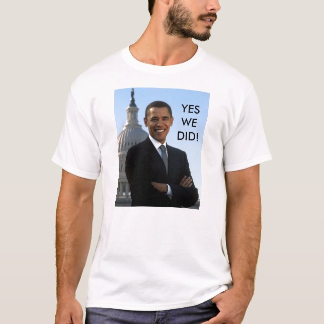 T-shirt Obama oui nous avons fait ! (Devant)