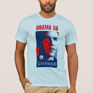 T-SHIRT OBAMA POUR LE CHANGEMENT 08