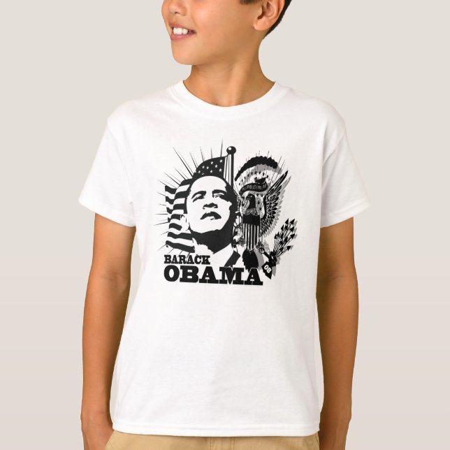 T-shirt Obama pour le président (Devant)