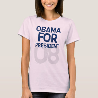 T-shirt Obama pour le président 08