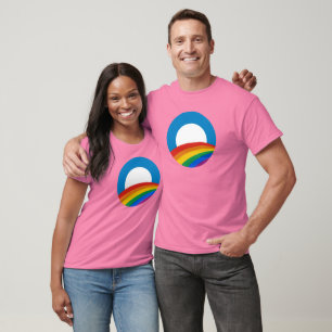 T-shirt Obama Rainbow