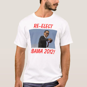 T-shirt obama, RÉÉLISENT, OBAMA 2012 !