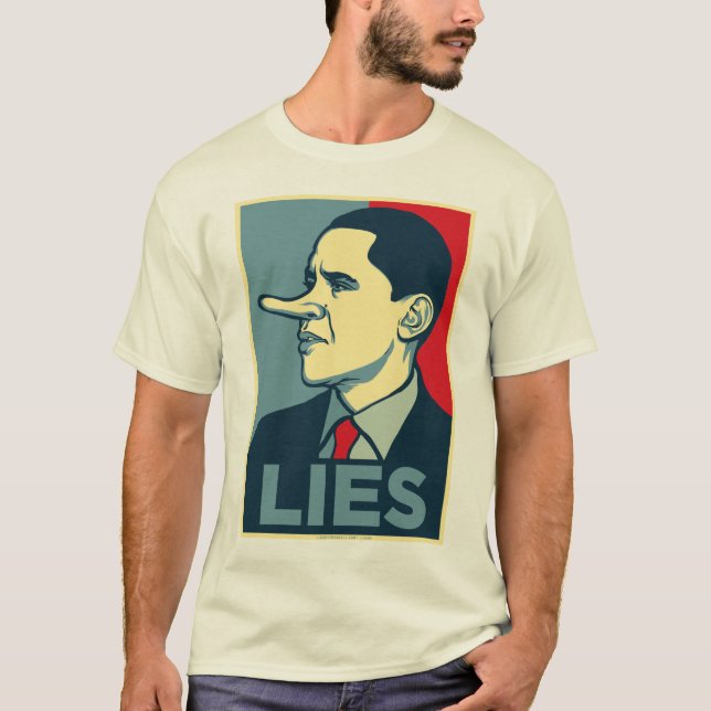 T-shirt Obama se trouve chemise (Devant)