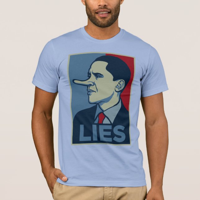 T-shirt Obama se trouve chemise (Devant)