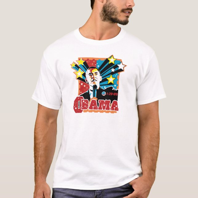 T-shirt Obama Tee - shirts et cadeaux d'immigration (Devant)