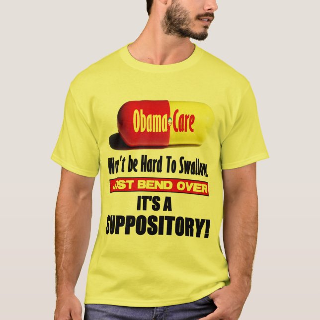 T-shirt ObamaCare - suppositoire (Devant)